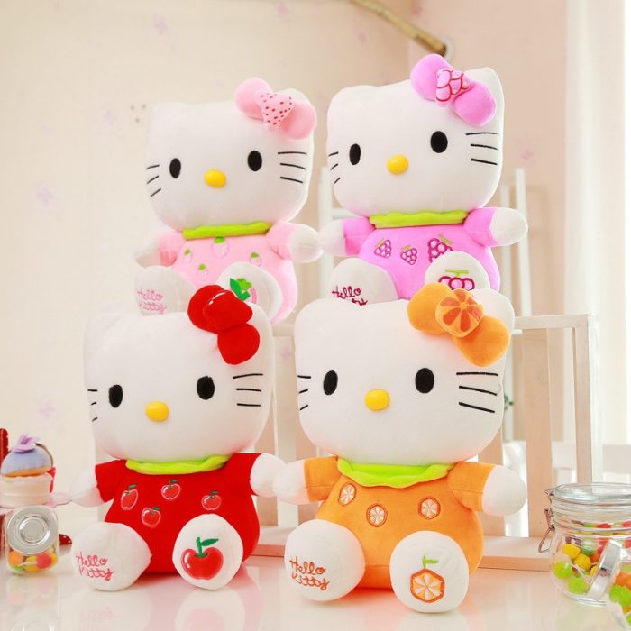 30 50cm Kawaii Stuffed Plush Cat Doll Kitt y Kitti Figures Animals Toys For Girls Pillow 1 - Hello Kitty Plush