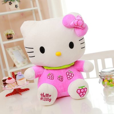 30 50cm Kawaii Stuffed Plush Cat Doll Kitt y Kitti Figures Animals Toys For Girls Pillow 2 - Hello Kitty Plush