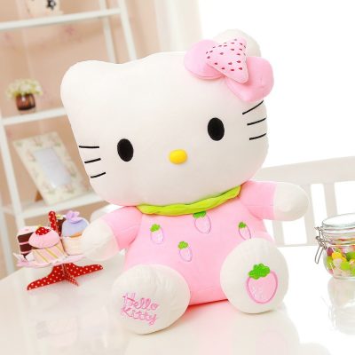 30 50cm Kawaii Stuffed Plush Cat Doll Kitt y Kitti Figures Animals Toys For Girls Pillow 3 - Hello Kitty Plush