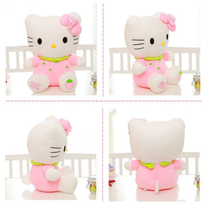 30 50cm Kawaii Stuffed Plush Cat Doll Kitt y Kitti Figures Animals Toys For Girls Pillow 5 - Hello Kitty Plush