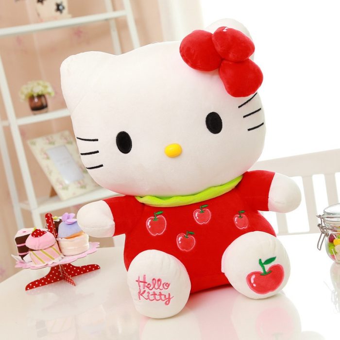 30 50cm Kawaii Stuffed Plush Cat Doll Kitt y Kitti Figures Animals Toys For Girls Pillow - Hello Kitty Plush
