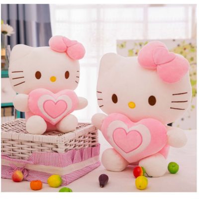 30CM Kawaii Kitty Cat Stuffed Animal Toys Doll Cute High Quailty Plush Peluche Room Accessories Hello 3 - Hello Kitty Plush
