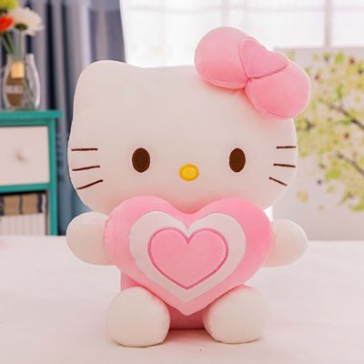 30CM Kawaii Kitty Cat Stuffed Animal Toys Doll Cute High Quailty Plush Peluche Room Accessories Hello - Hello Kitty Plush