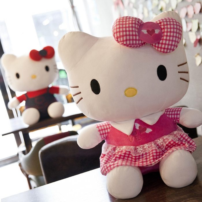 30Cm Hello Kitty Lovely Sanrio Anime Plush Toys Kawaii Hello Kitty Cute Plush Doll Children Toys 1 - Hello Kitty Plush