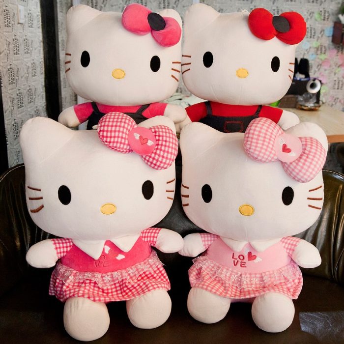 30Cm Hello Kitty Lovely Sanrio Anime Plush Toys Kawaii Hello Kitty Cute Plush Doll Children Toys 3 - Hello Kitty Plush
