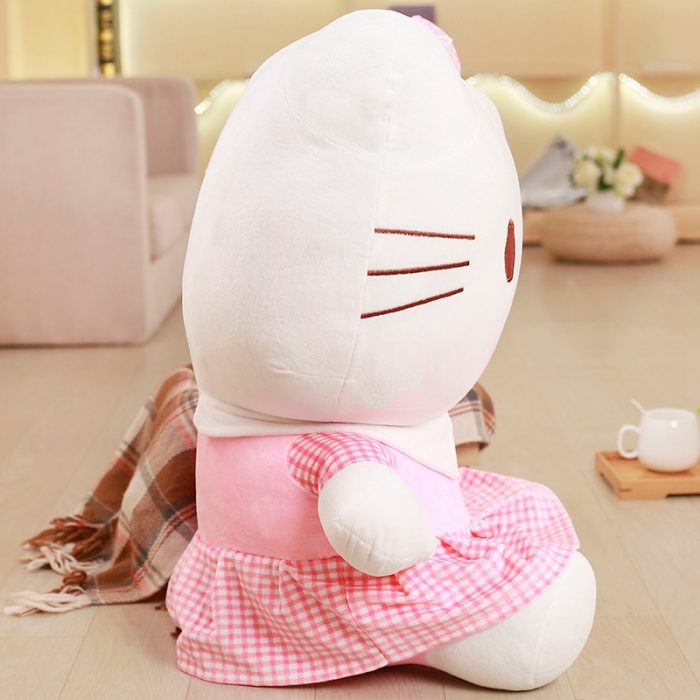 38cm 48cm Kawaii Plush Pink Outfit Stuffed Toys Figure Cat Kitty Classic Soft Doll Children Pillow 3 - Hello Kitty Plush