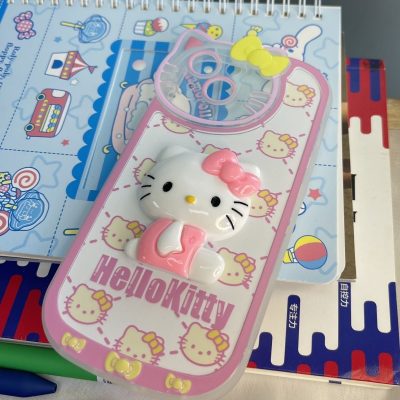 3D Hello Kitty Lens Cat Design Phone Cases For iPhone 13 12 11 Pro Max XR 4 - Hello Kitty Plush