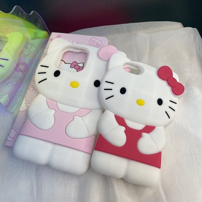 3D Stereoscopic Hello Kitty Phone Cases For iPhone 13 12 11 Pro Max XR XS MAX 1 - Hello Kitty Plush