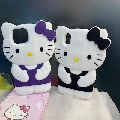 3D Stereoscopic Hello Kitty Phone Cases For iPhone 13 12 11 Pro Max XR XS MAX 2 - Hello Kitty Plush