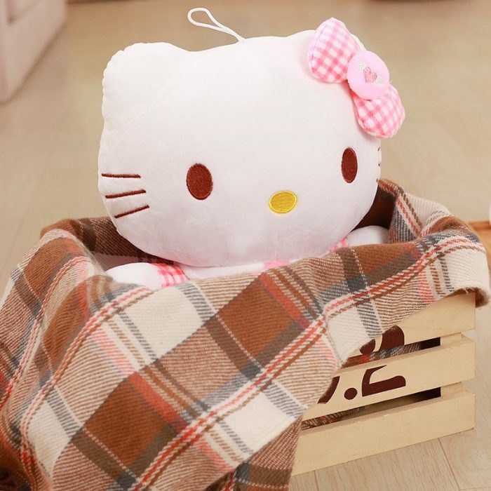 60cm Kawaii Cat Pillow Hello Plush Toy Stuffed Toy Cat Dolls Anime Figure Toys for Children 5 - Hello Kitty Plush