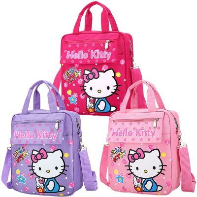 Anime Sanrio Hello Kitty Children s Bags Sweet and Multi Back Nylon Single Shoulder Messenger Bag 1 - Hello Kitty Plush