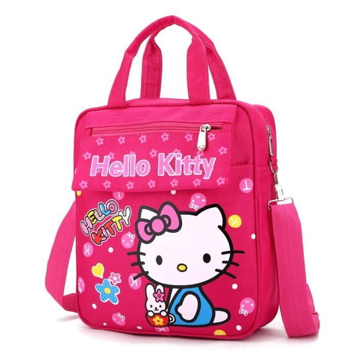 Anime Sanrio Hello Kitty Children s Bags Sweet and Multi Back Nylon Single Shoulder Messenger Bag 3 - Hello Kitty Plush