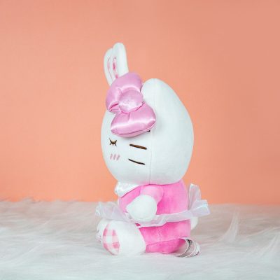 Cute KT Cat Plush Toys Original Sanrio Rabbit Ears Hello Kitty Plushie Doll Room Decoration Children 5 - Hello Kitty Plush