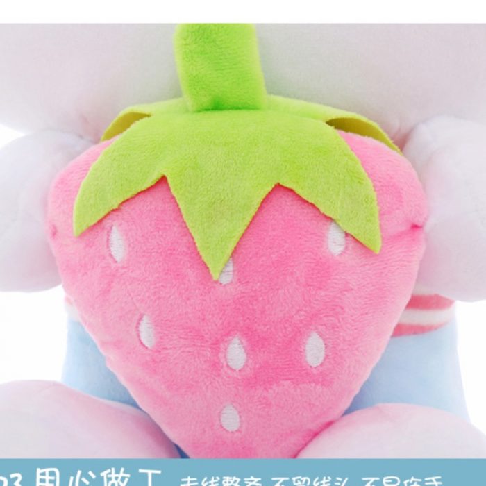 Cute Kawaii Hello Kitty Plush Dolls With Strawberry Cat Stuffed Soft Toys Cushion Sofa Pillow Birthday 5 - Hello Kitty Plush