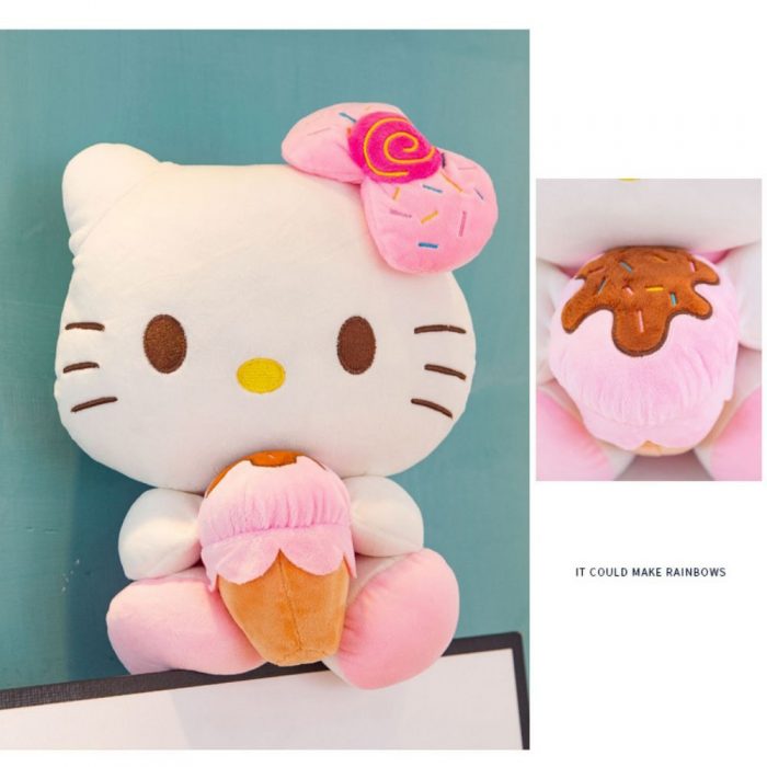 Hello KT Filling Plush Toys Stuffed Animal Sanrio Kawaii Kitty Plushie Doll Free Shipping 30CM Room 5 - Hello Kitty Plush