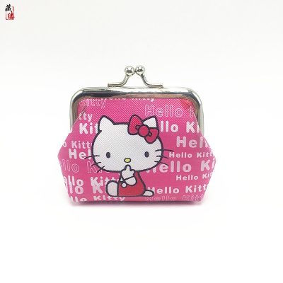 Hello Kitty Cartoon Coin Pouch Purse Sanrio Creative Small Wallet Wholesale My Melody Bags girls purse 3 - Hello Kitty Plush