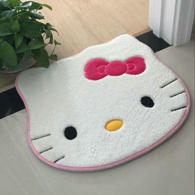 Hello Kitty Cute Cartoon Floor Mat Doormat Bedroom Bedside Blanket Bathroom Living Room Entrance Absorbent Non 2 - Hello Kitty Plush
