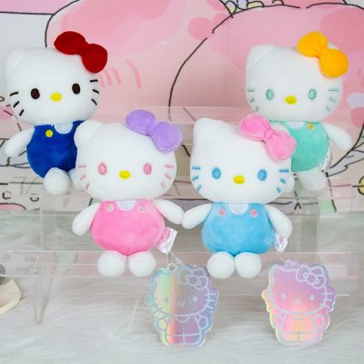 Hello Kitty Keychain Plush Sanrio Kitty Keychains For Girls Cute Car Keychain Plushie Toy Pendant Backpack 3 - Hello Kitty Plush