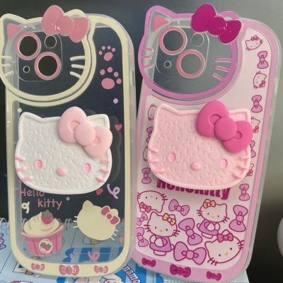 Hello Kitty Photo Frame Cat with Stand Phone Cases For iPhone 13 12 11 Pro Max 1 - Hello Kitty Plush