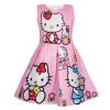 Kids Dresses For Girls Clothing girl dress cartoon cat dress Teenager 2018 Casual Children Clothing New - Hello Kitty Plush