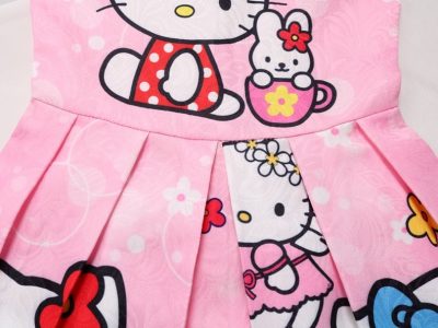 Kids Dresses For Girls Clothing girl dress cartoon cat dress Teenager 2018 Casual Children Clothing New 3 - Hello Kitty Plush