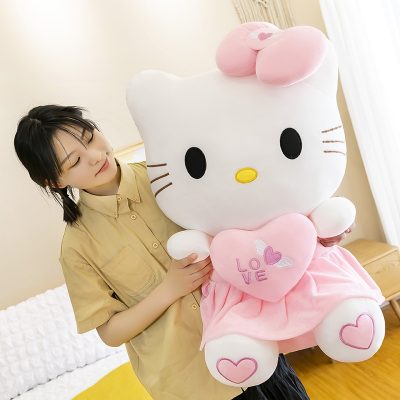 Love Cute 23 55cm Hello Kitty Plush Toys Movie KT Cat Dolls Soft Stuffed Hello Kitty 3 - Hello Kitty Plush
