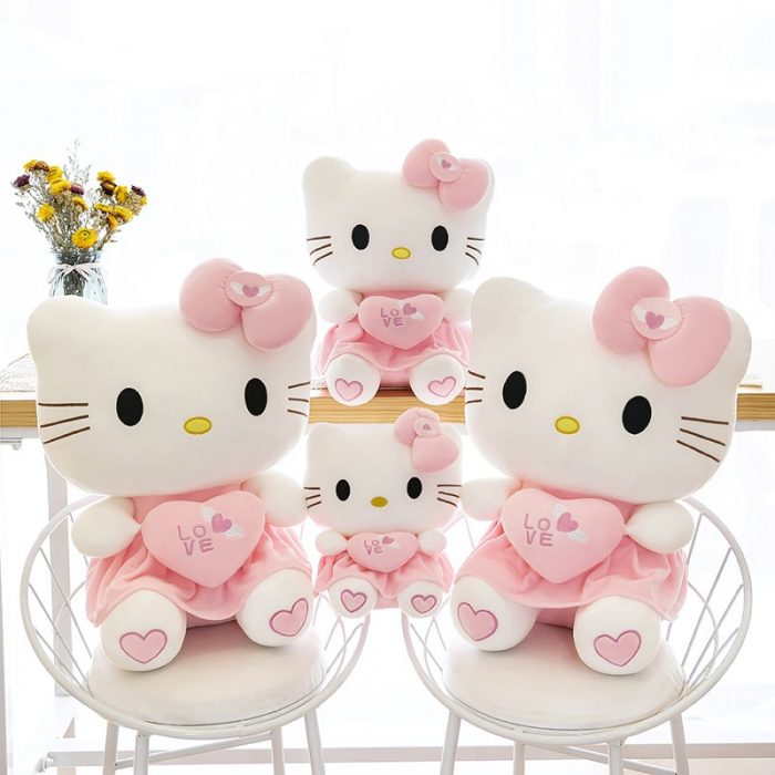 Love Cute 23 55cm Hello Kitty Plush Toys Movie KT Cat Dolls Soft Stuffed Hello Kitty 5 - Hello Kitty Plush