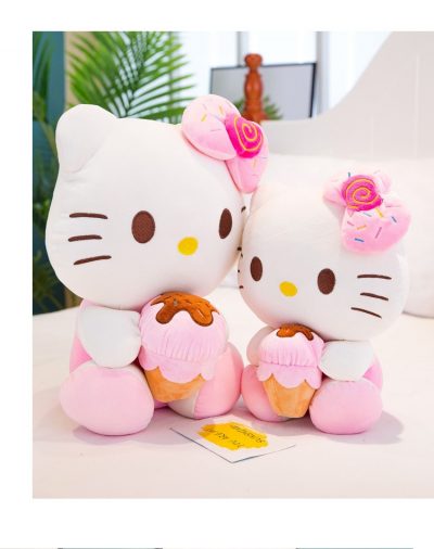New Kawaii Plush Toys Sanrio Hello Kitty Anime Cartoon Image Cute Plush Doll Kawaii Room Decor 5 - Hello Kitty Plush