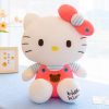 Plush Hello KT Kawaii Sanrio Kitty Plush Doll Fluffy kt Cat Stuffed Animal Plushie Toy Room - Hello Kitty Plush