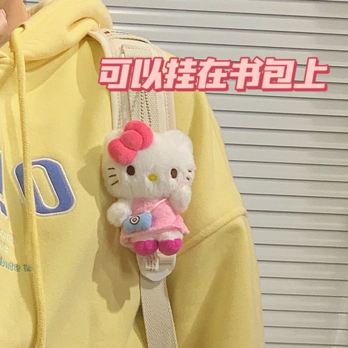 Sanrio Hello Kitty Cute Plush Doll Kawaii Kid Toy Coin Purse Backpack Pendant Soft Stuffed Fluffy 1 - Hello Kitty Plush