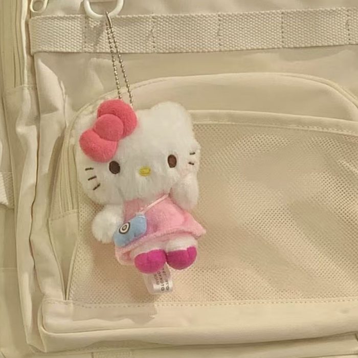 Sanrio Hello Kitty Cute Plush Doll Kawaii Kid Toy Coin Purse Backpack Pendant Soft Stuffed Fluffy 2 - Hello Kitty Plush