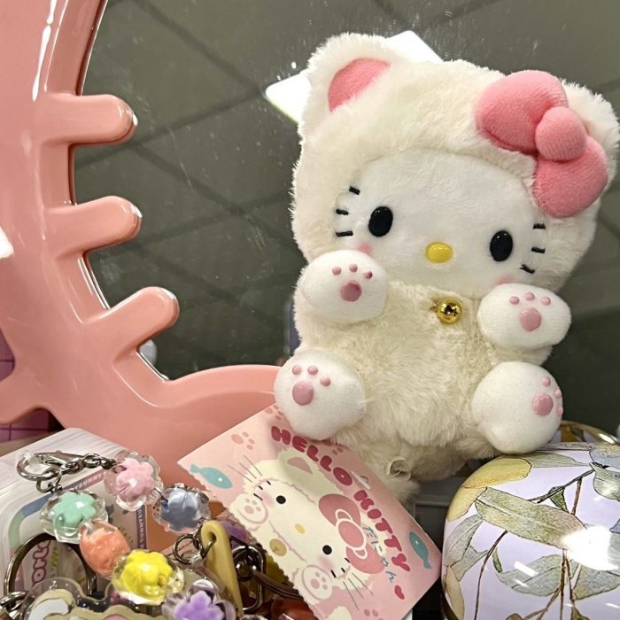 Sanrio Hello Kitty Cute Plush Doll Kawaii Kid Toy Coin Purse Backpack Pendant Soft Stuffed Fluffy 4 - Hello Kitty Plush