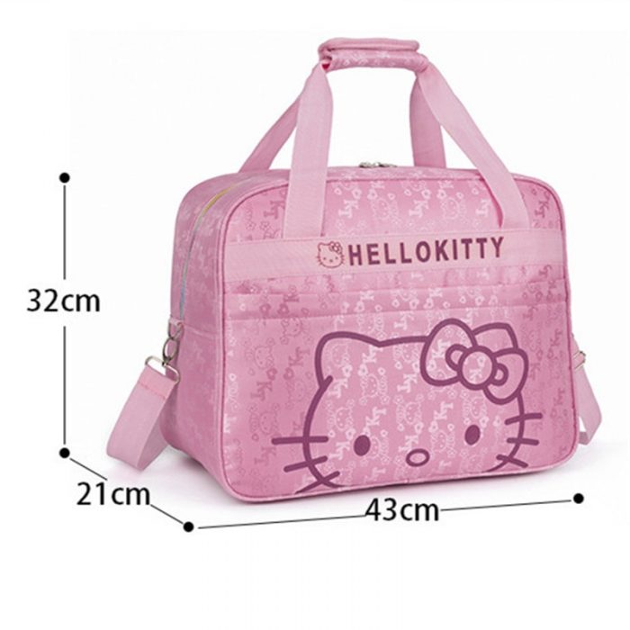 Sanrio Hello Kitty Fashion Mummy Bag Large Capacity Travel Bag Multi Function Handheld Shoulder Messenger Bag 4 - Hello Kitty Plush