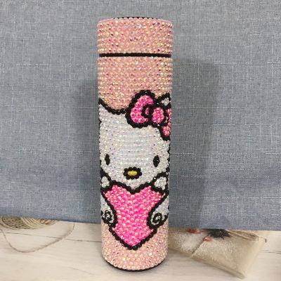 Sanrio Hello Kitty Thermos Cup Cute Water Bottle Sparkling Stainless Steel Tumblers 500Ml Glitter Tumbler Cup 4 - Hello Kitty Plush