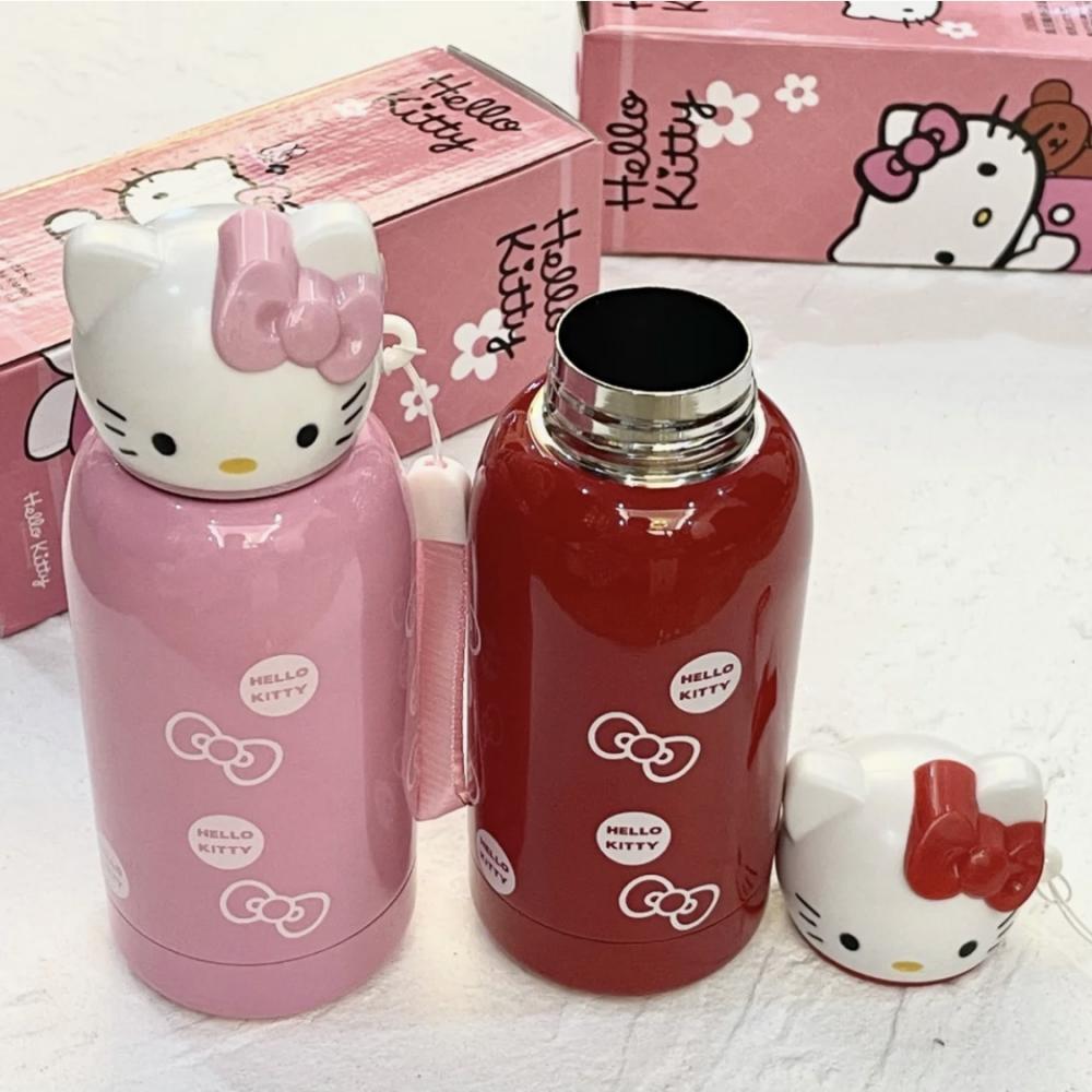 200Ml Hello Kitty Stainless Thermos Portable Cup Water Bottle Vacuum Flask Insulated Tumbler with Rope Girls - Hello Kitty Plush